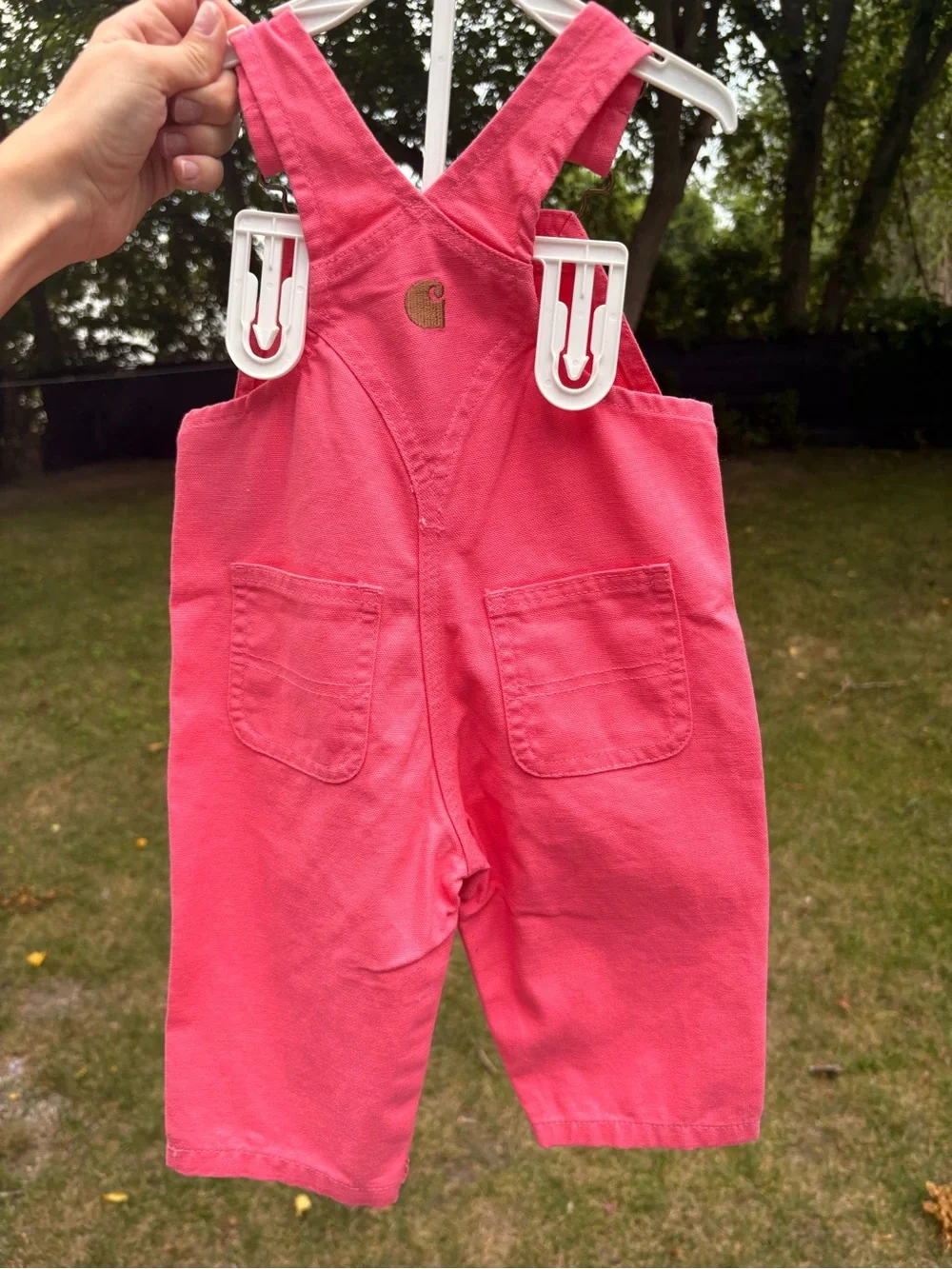 Carhartt Baby Overalls in Pink